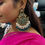 Thumbnail: Peacock Green Amri Earrings