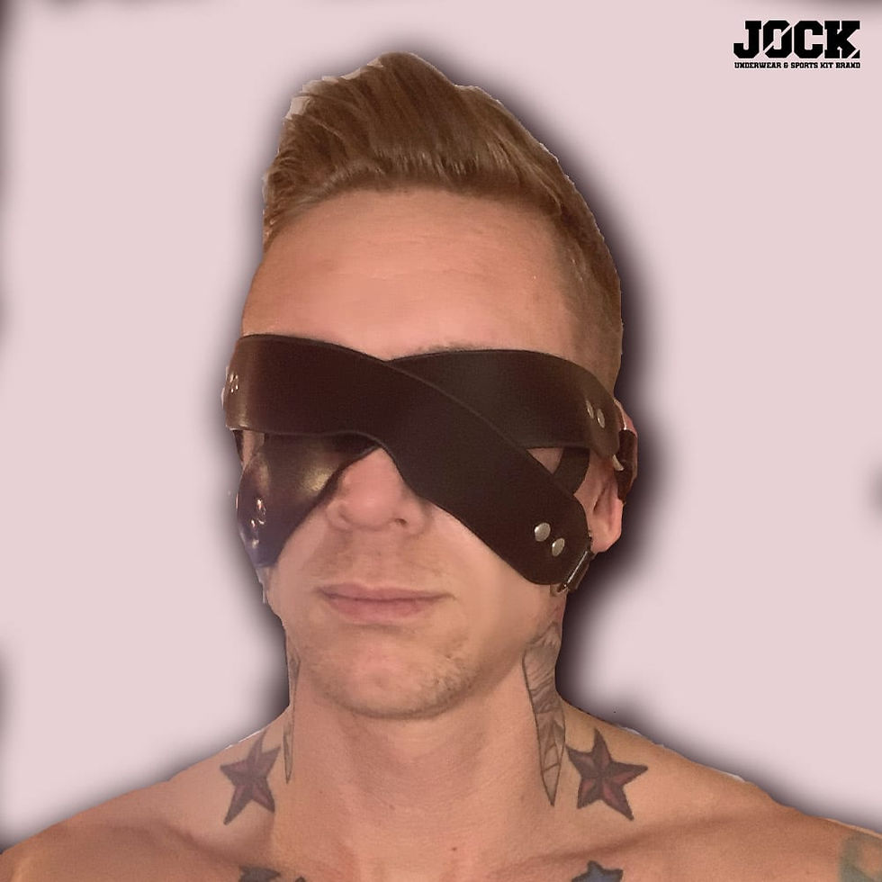Thumbnail: Delux blindfold - PU Leather Blindfold