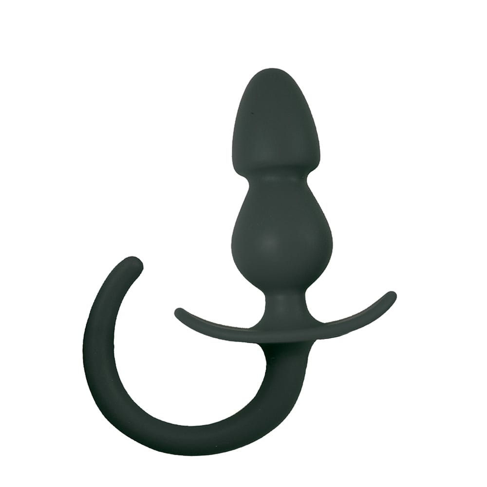 Ass Blaster Double Bump With Tail Black - Pup