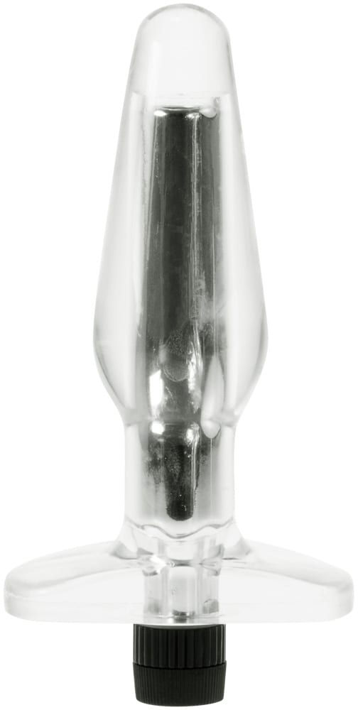 Thumbnail: Kinx Aquavee Vibrating Butt Plug Transparent