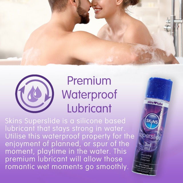 Thumbnail: SKINS SUPERSLIDE SILICONE BASED LUBRICANT 4.4 FL OZ (130ML)