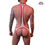 Thumbnail: JOCK Sports WRESTLING SINGLET - White & Red Mesh (Ass less)