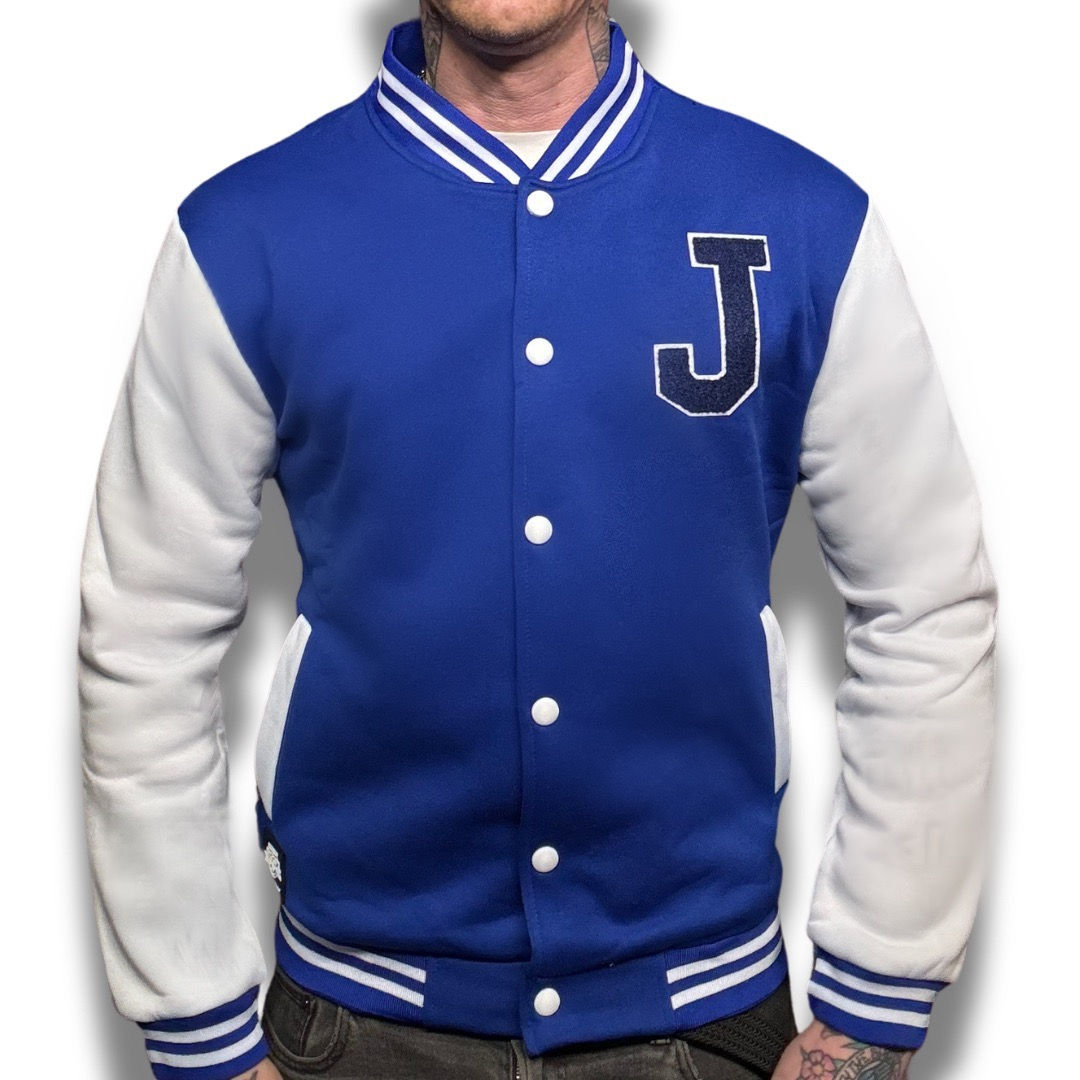 Classic Blue Varsity Jumper by Jock – Timeless Style and C Varsity Jumper - Blue