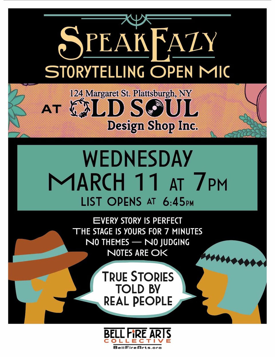 SpeakEazy Storytelling Open Mic at Old Soul in Plattsburgh (1)