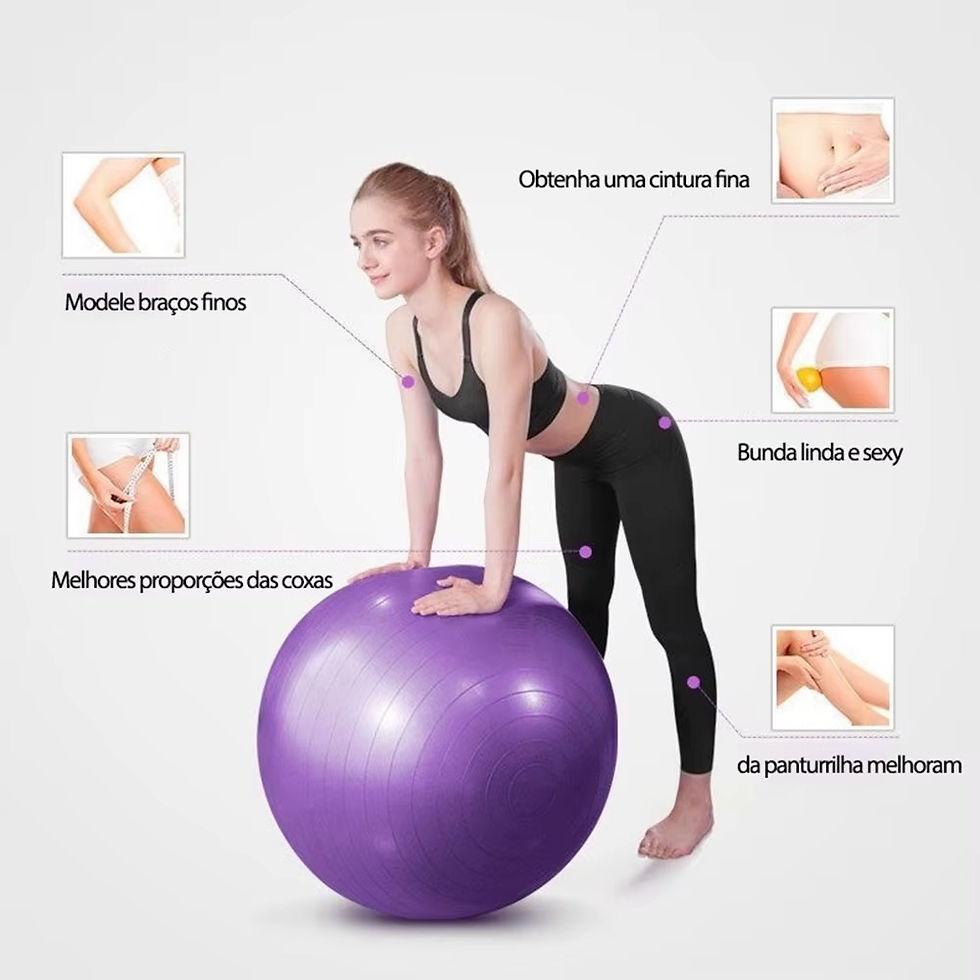 Miniatura: Bola de Exercícios Profissional Pilates & Yoga – 55cm ou 65cm