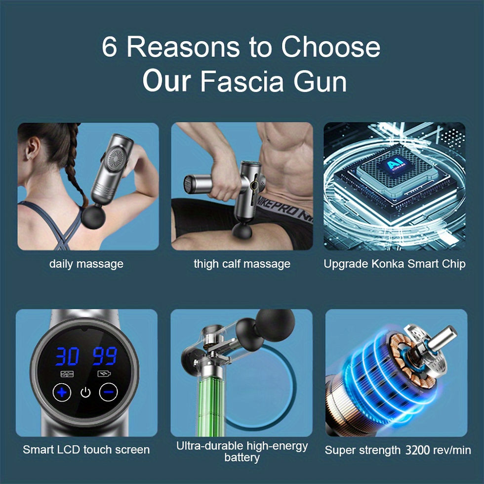 Miniatura: Massageador Elétrico Corporal e Cervical – 99 Níveis, Relaxamento Muscular
