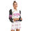 Thumbnail: All-Over Print Women's Mirco Fleece Hoodie And Shorts Set