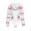 Thumbnail: All-Over Print Women's Raglan Sleeve Hooded Bodysuit