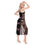 Thumbnail: All-Over Print Women's Lace Cami Cross Back Dress