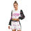 Thumbnail: All-Over Print Women's Mirco Fleece Hoodie And Shorts Set