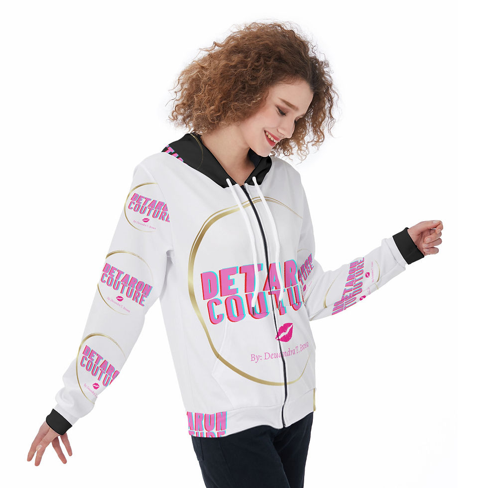 Thumbnail: All-Over Print Women's Zip Up Hoodie