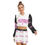 Thumbnail: All-Over Print Women's Mirco Fleece Hoodie And Shorts Set