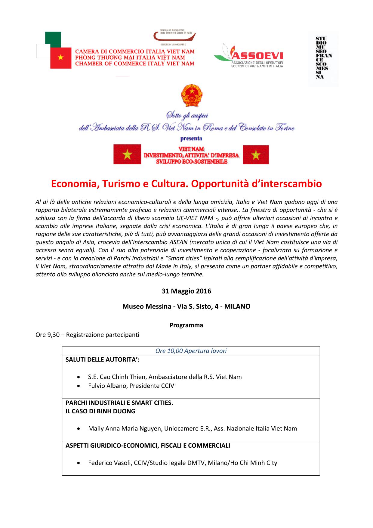 Convegno Milano 31 maggio 2016