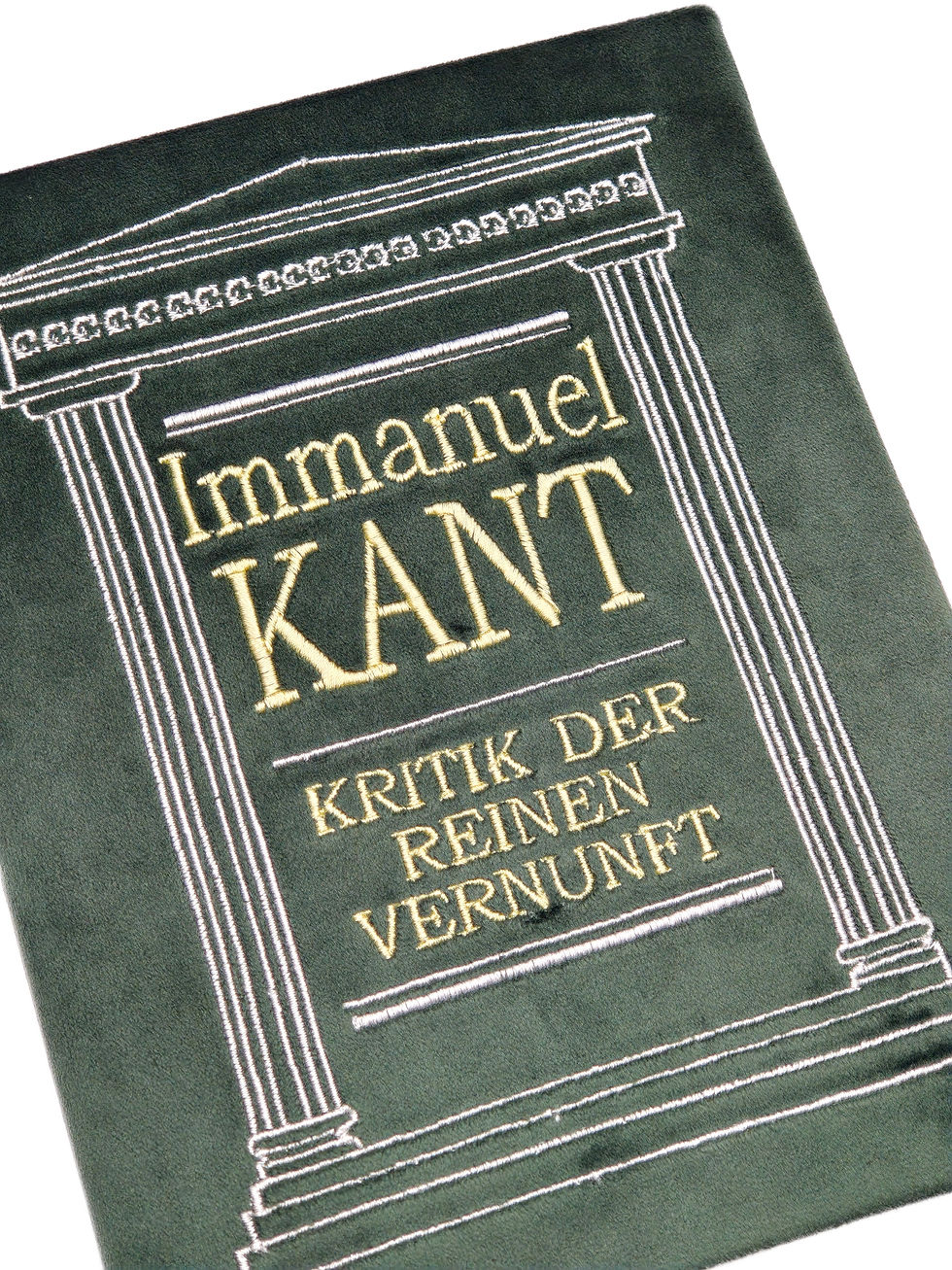 Thumbnail: Custom Personalized Embroidered Book Clutch Purse Immanuel Kant