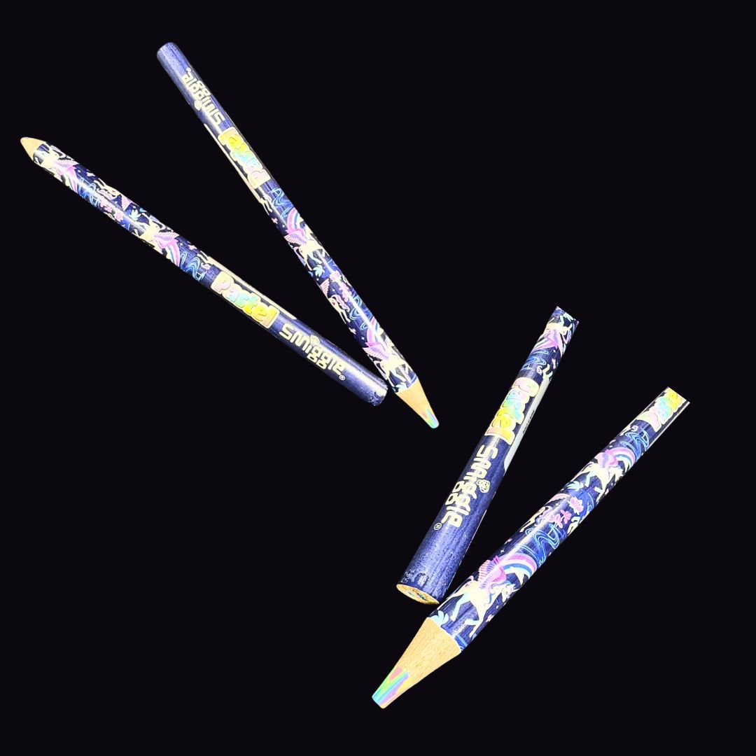 Smiggle Pastel Rainbow Pencil - Unicorns