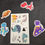 Thumbnail: Dino Treats Bundle - Stickers and Glow-in-the-Dark temporary tattoos