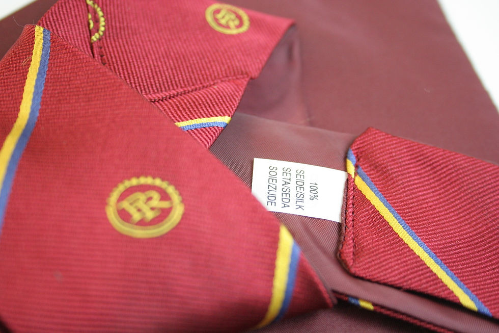 Thumbnail: Past Rotarians zijden choker rood