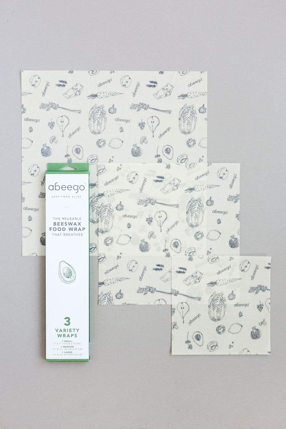 Thumbnail: Abeego Beeswax Food Wrap 加拿大食物保鮮蜂蠟布