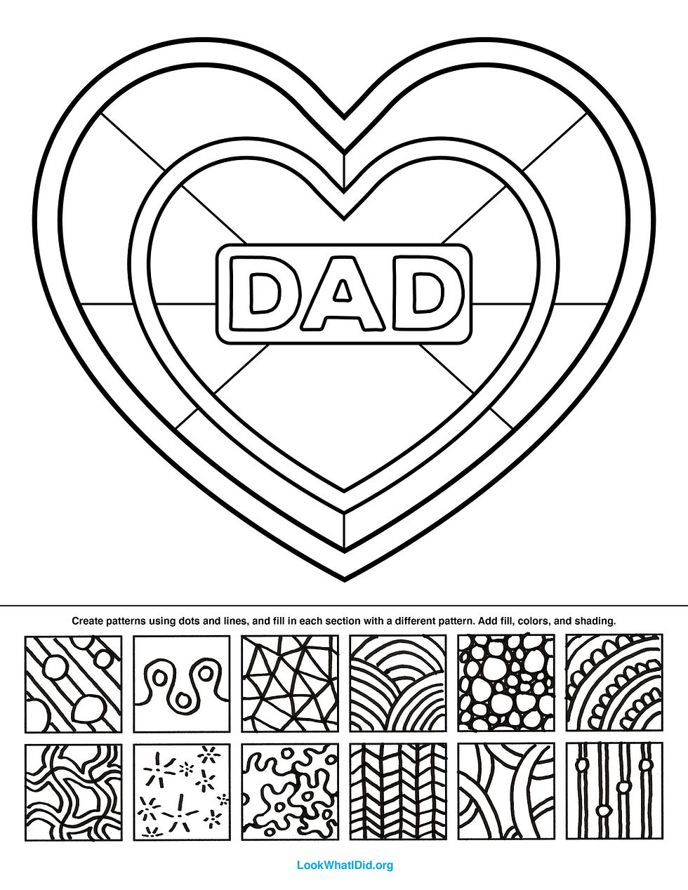 Doodle_Dad heart pattern