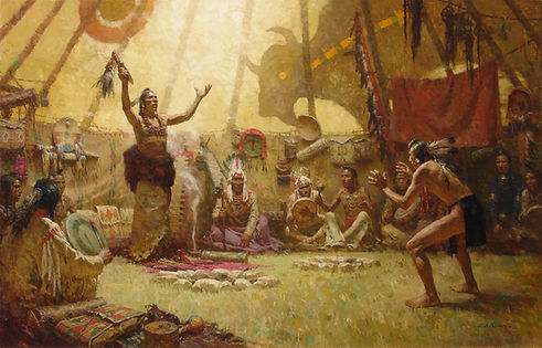 25.Transfering the Bear Knife 44x70.jpg