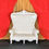 Thumbnail: Throne Queen Tiffany Loveseat All/White