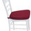 Thumbnail: Chair. White Chiavari W/ Burgundy Cushion