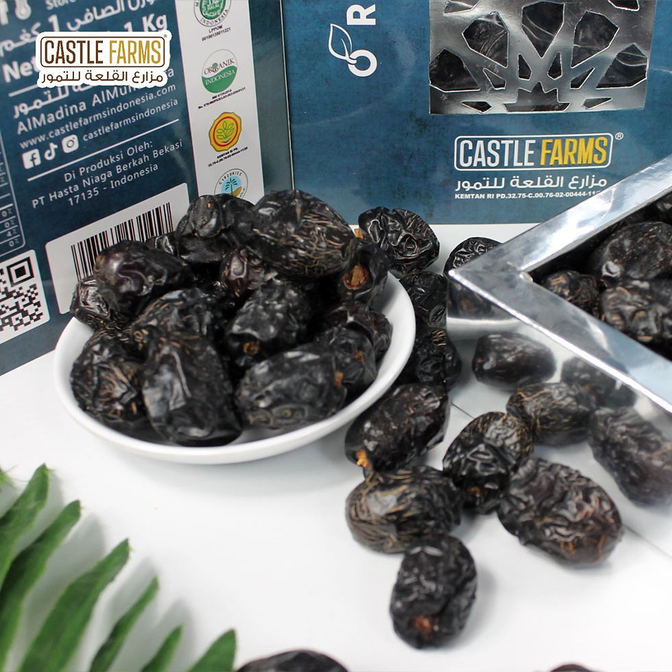 Thumbnail: Castle Farms - Kurma Ajwa Premium Organik 1kg