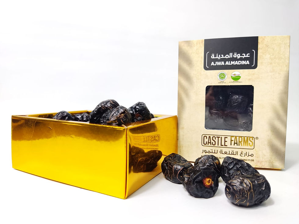 Thumbnail: Castle Farms - Kurma Ajwa Organik Medium 250gr