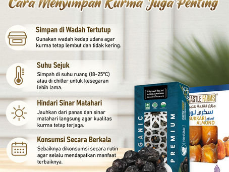 Cara menyimpan kurma
