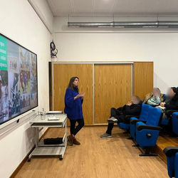 Sessão para alunos do secundário