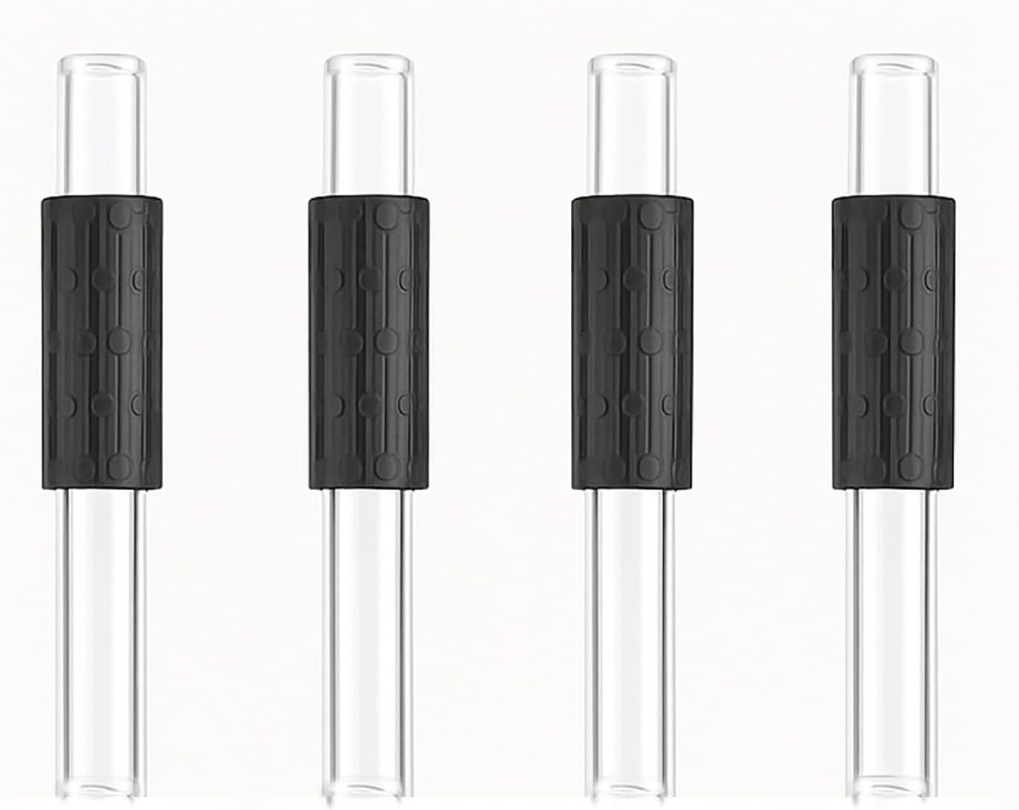 iSnuff Portable Mini Glass Straw - Reusable Small Glass Tube Set