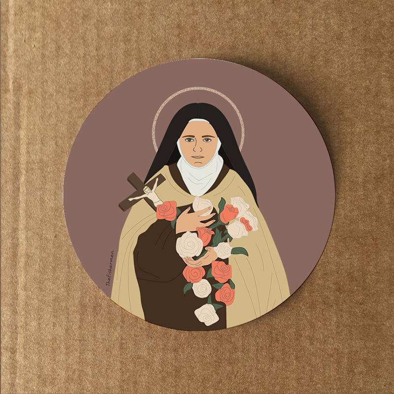 Miniatura: Pegatina · Santa Teresita