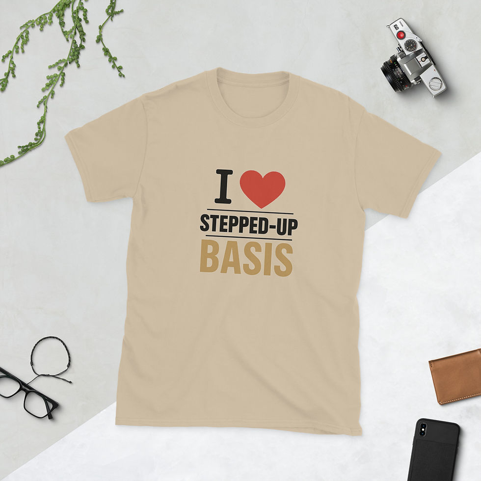 Thumbnail: I Love Stepped-Up Basis ,Short-Sleeve Unisex T-Shirt
