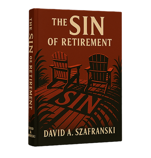 Book Cover, The Sin of Retirement by David A. Szafranski