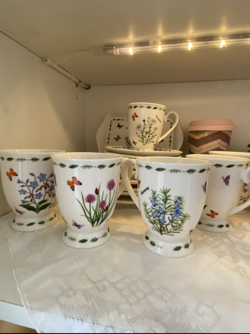 second hand ,,, this set was also from second hand so cheep and nice ... i use it for summer and spring breakfasts ...