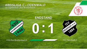 KSG Rai-Breitenbach II - TSV Neustadt II 0:1 (0:0)