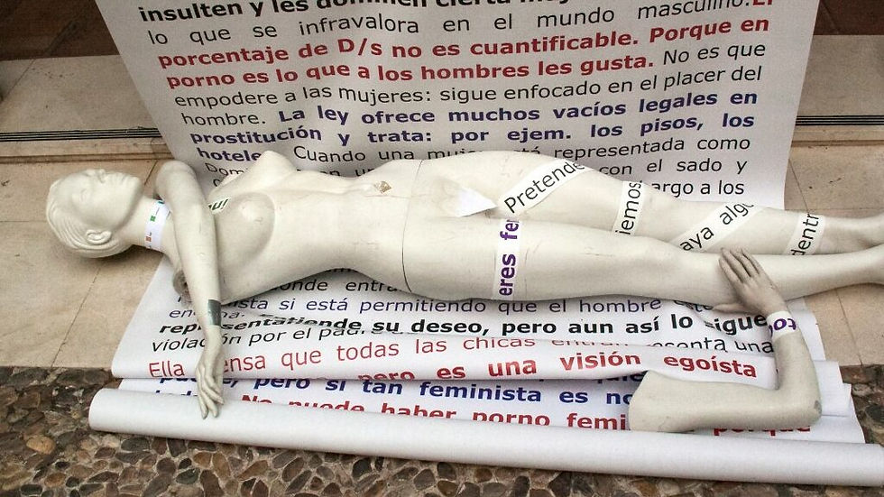 El texto atacando a Amarna Miller