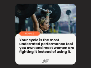 Harnessing Your Menstrual Cycle as a Performance Tool for Better Training Results