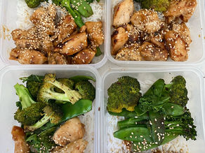 Honey Sesame Chicken Meal Prep!