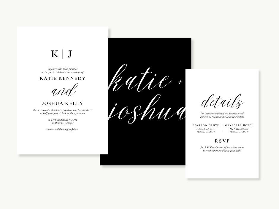 Wedding invitation templates that fit within your wedding budget, instant download Canva templates for weddings