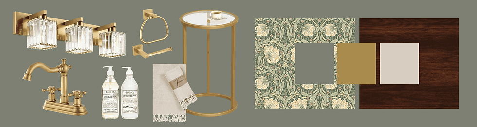 How to update a half bath or powder room without a full renovation
