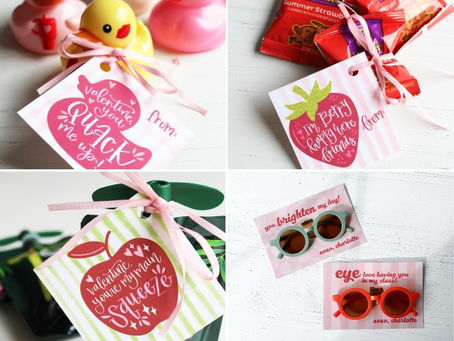 Printable Valentines for class parties, preschool parties, and allergy-friendly valentine ideas