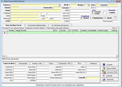 Notas Fiscais de Saída