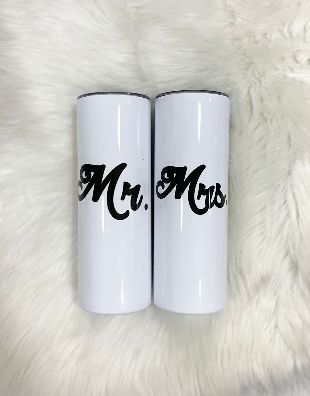 Mr and Mrs tumbler set