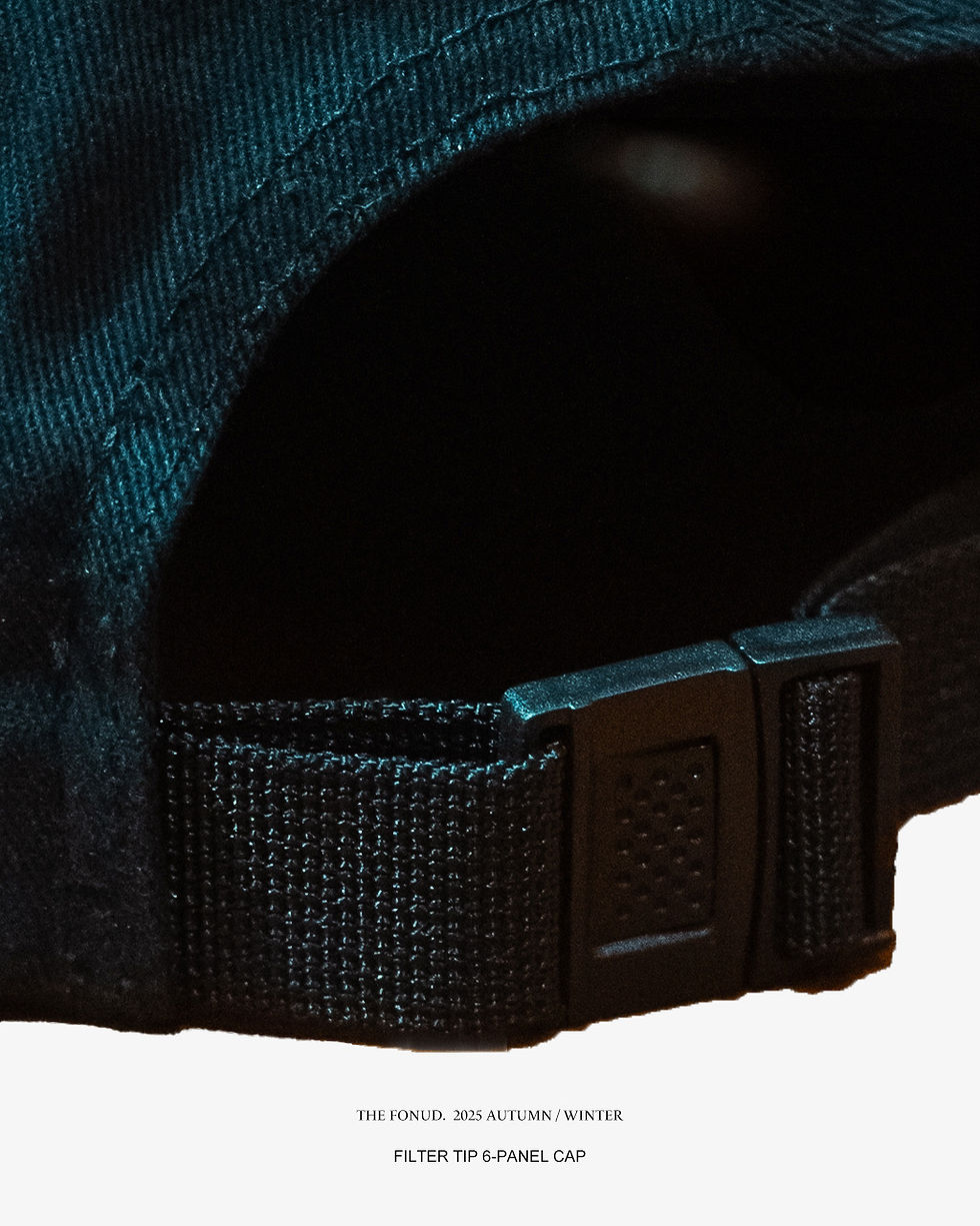 サムネイル： FILTER TIP 6-PANEL CAP-BLACK-