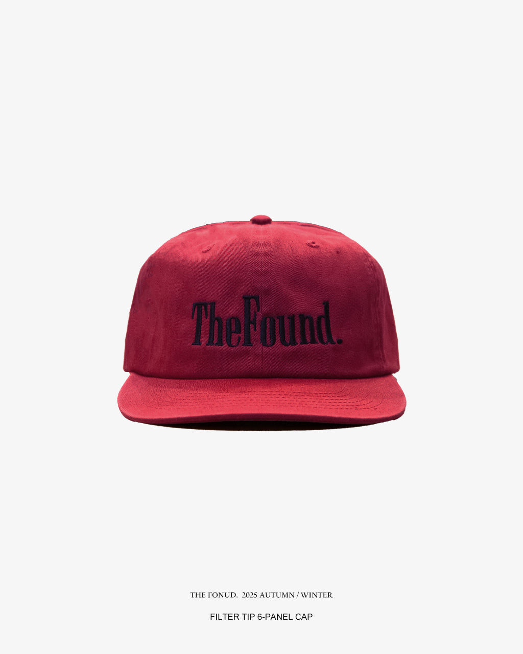 FILTER TIP 6-PANEL CAP-RED/BL-