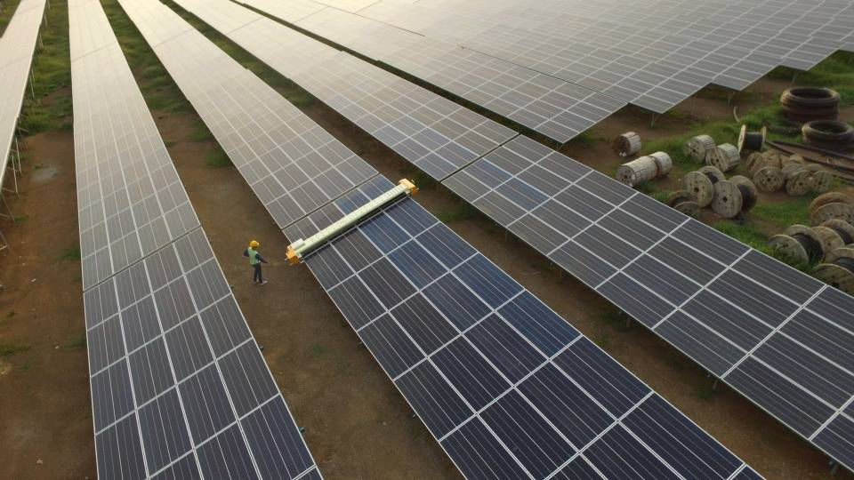 태양광패널 청소기