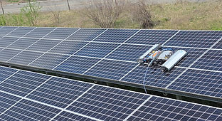 solar panel cleaning robot