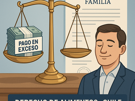 Saldo a favor en pensión de alimentos.