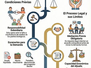 Si el padre o la madre no paga la pensión de alimentos: ¿Puedo demandar a los abuelos de mi hijo?